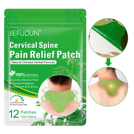 Herbal Neck Pain Relief Patches – 12 pcs